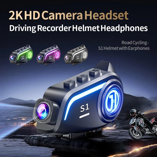 (All-in-1) S1 Helmet Bluetooth Camera